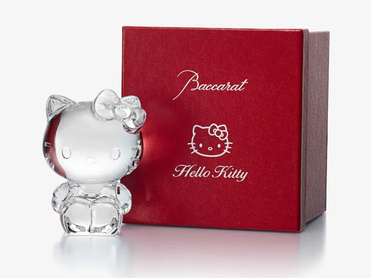 Hello Kitty 크리스탈 헬로키티 50주년 오리지널 피규어